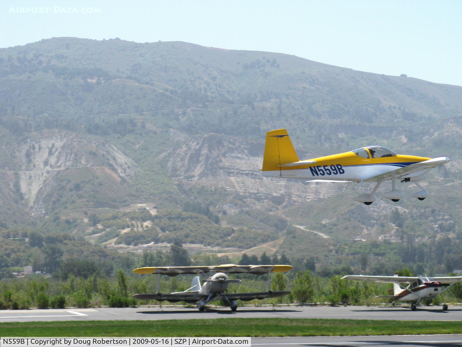 N559B, Vans RV-9A C/N 91675, 2008 Oliver VAN's RV-9A, takeoff climb Rwy 22