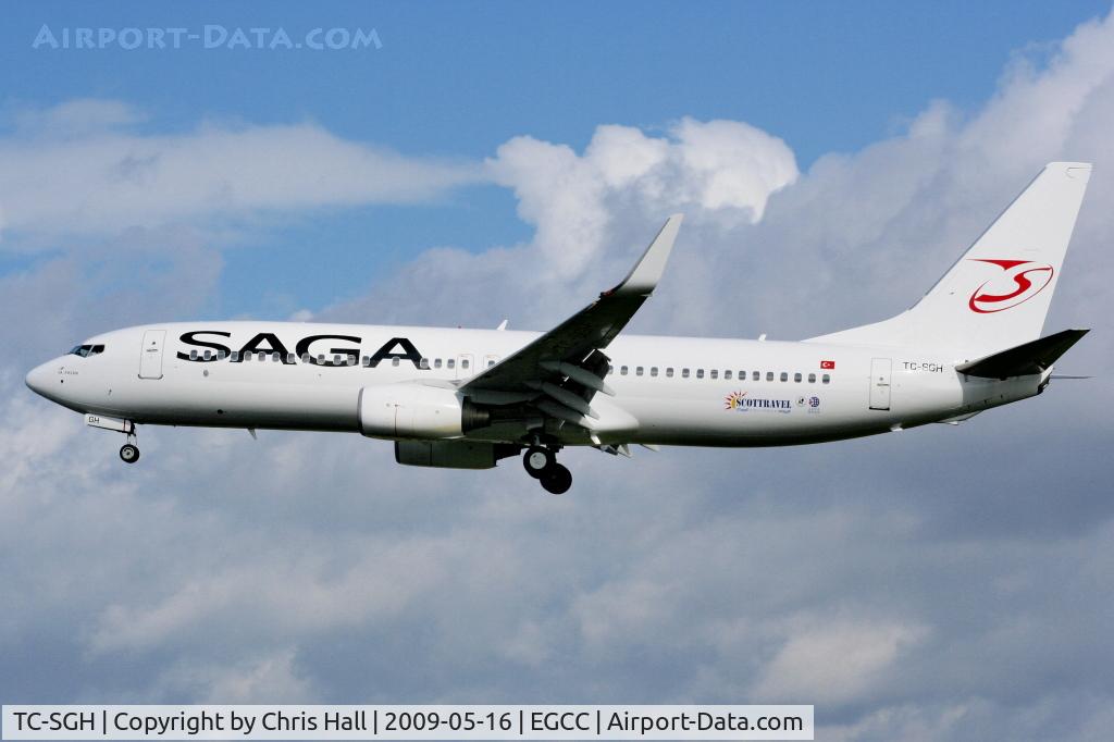 TC-SGH, 1998 Boeing 737-86J C/N 28068, Saga, previous ID D-ABAN