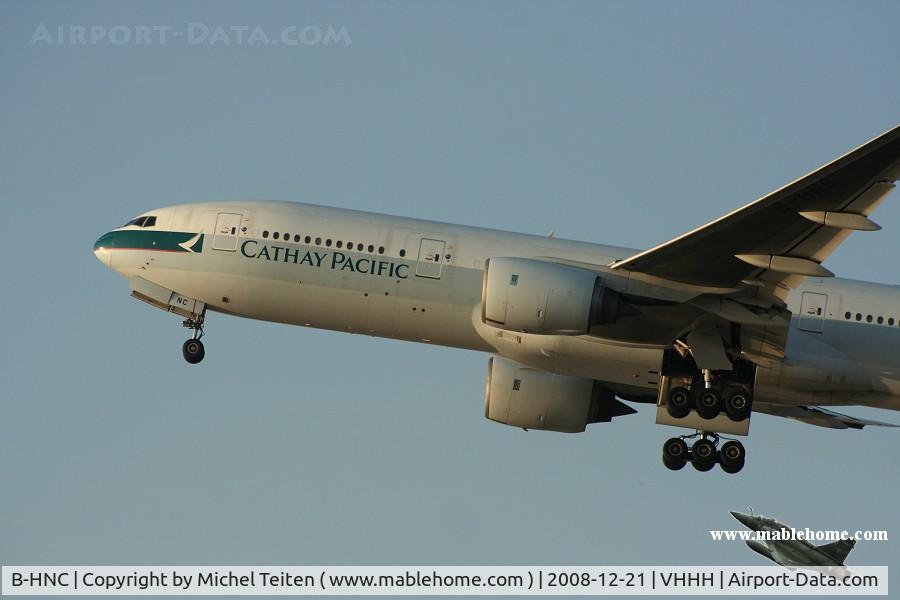 B-HNC, Boeing 777-267 C/N 27263, Cathay Pacific