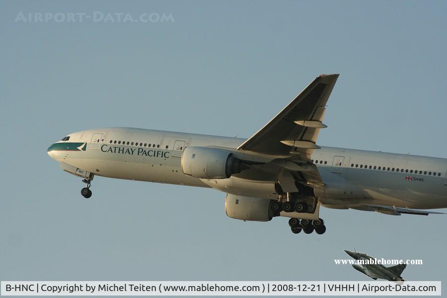 B-HNC, Boeing 777-267 C/N 27263, Cathay Pacific