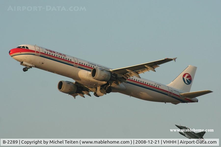 B-2289, 2004 Airbus A321-211 C/N 2309, China Eastern Airlines