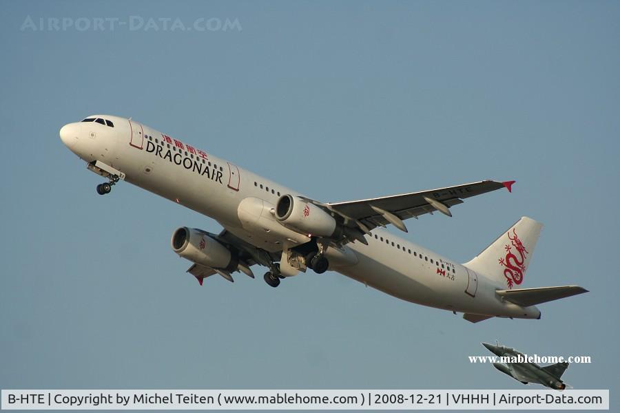 B-HTE, 1999 Airbus A321-231 C/N 1024, Dragonair