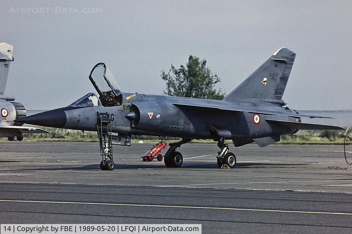 14, Dassault Mirage F.1C C/N Not found 14, 12-YG MirageF1 at Cambrai