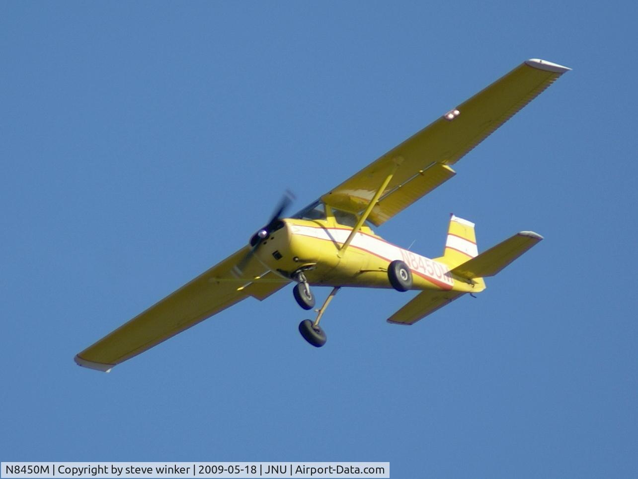 N8450M, 1969 Cessna A150K Aerobat C/N A15000150, Juneau Approach