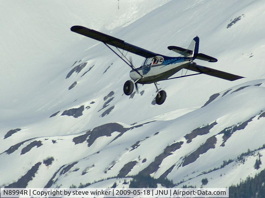 N8994R, 1960 Champion 7GCB C/N 45, Approach at Juneau Alaska
