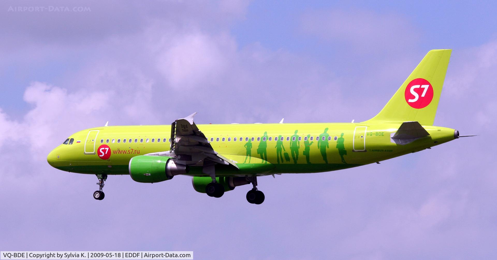 VQ-BDE, 2009 Airbus A320-214 C/N 3866, S7