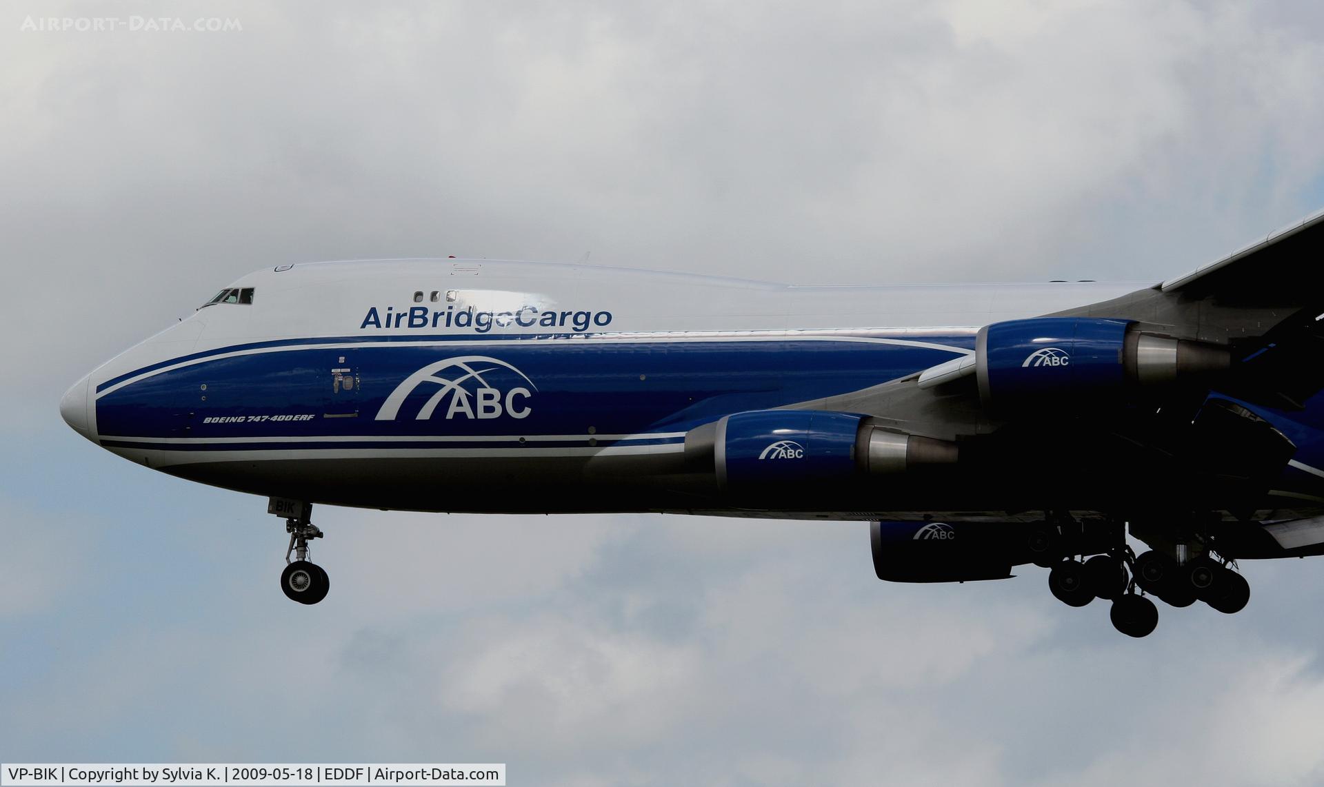 VP-BIK, 2008 Boeing 747-46NF/ER/SCD C/N 35421, Air Bridge Cargo