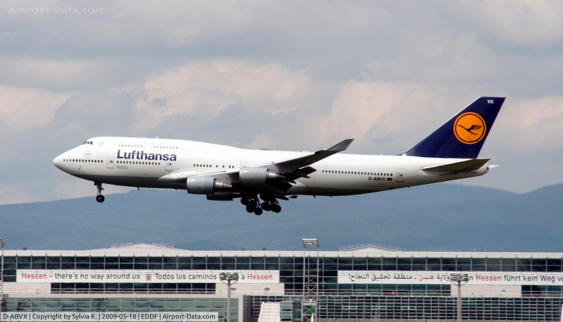 D-ABVX, 1999 Boeing 747-430 C/N 29868, Lufthansa