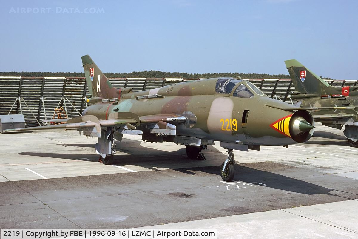 2219, Sukhoi Su-22M-4 C/N 22719, Slovakia Air Force Su22M4