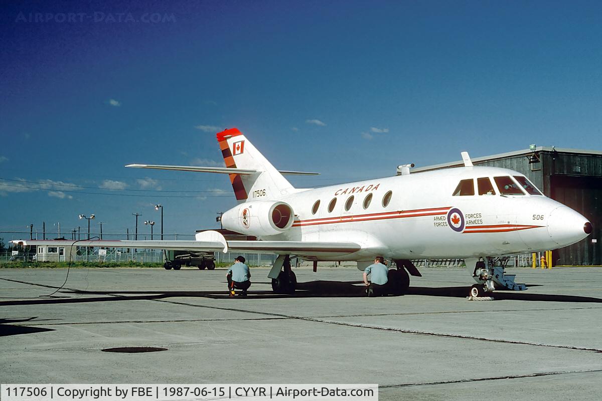 117506, 1967 Dassault Falcon (Mystere) 20C C/N 109, CAF Falcon at Goose Bay