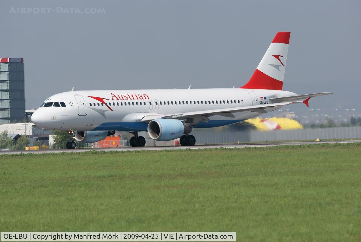OE-LBU, 2001 Airbus A320-214 C/N 1478, Austrian A320-214