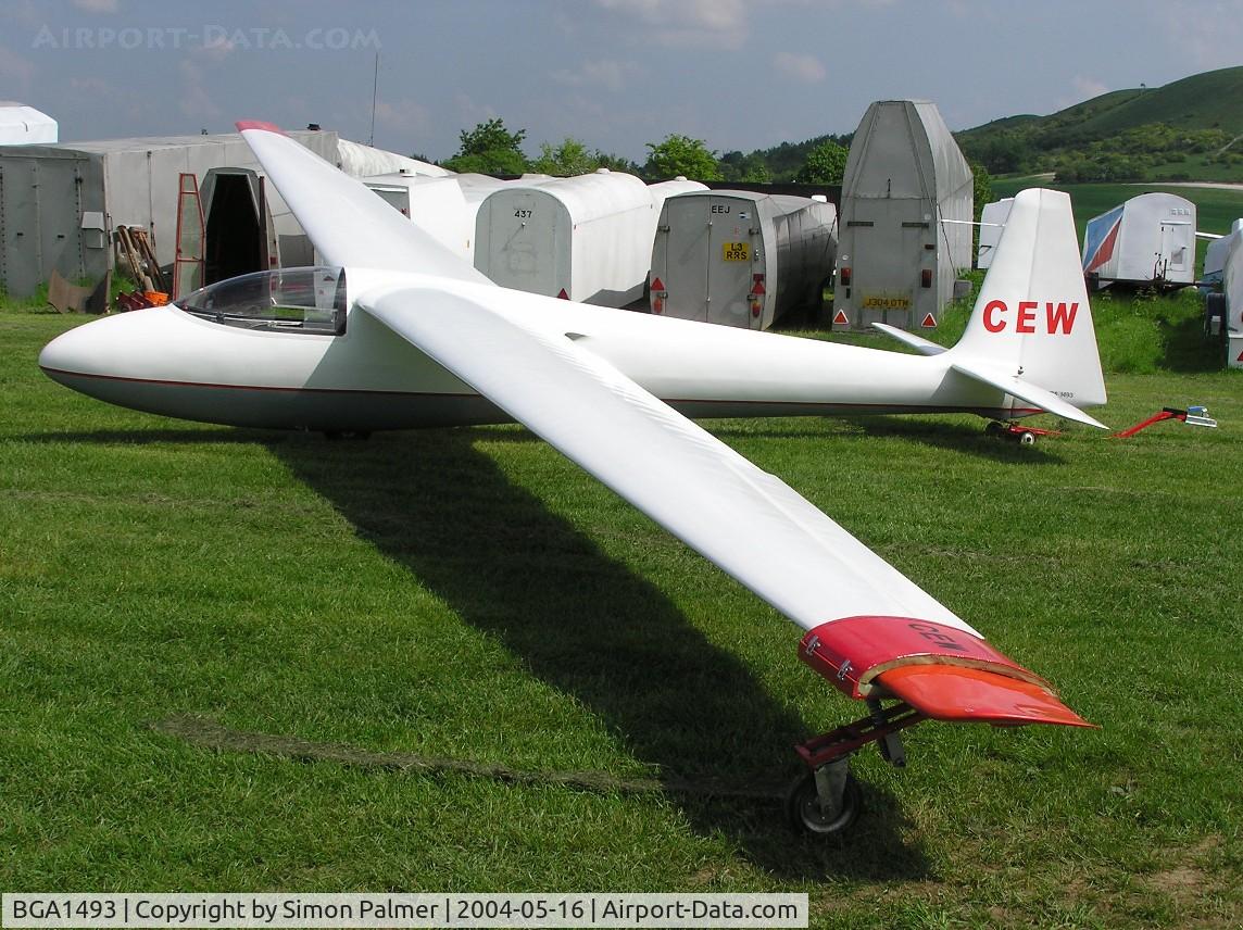 BGA1493, Schleicher Ka-6E Rhonsegler C/N 4209, Schleicher Ka 6E, c/n:4209