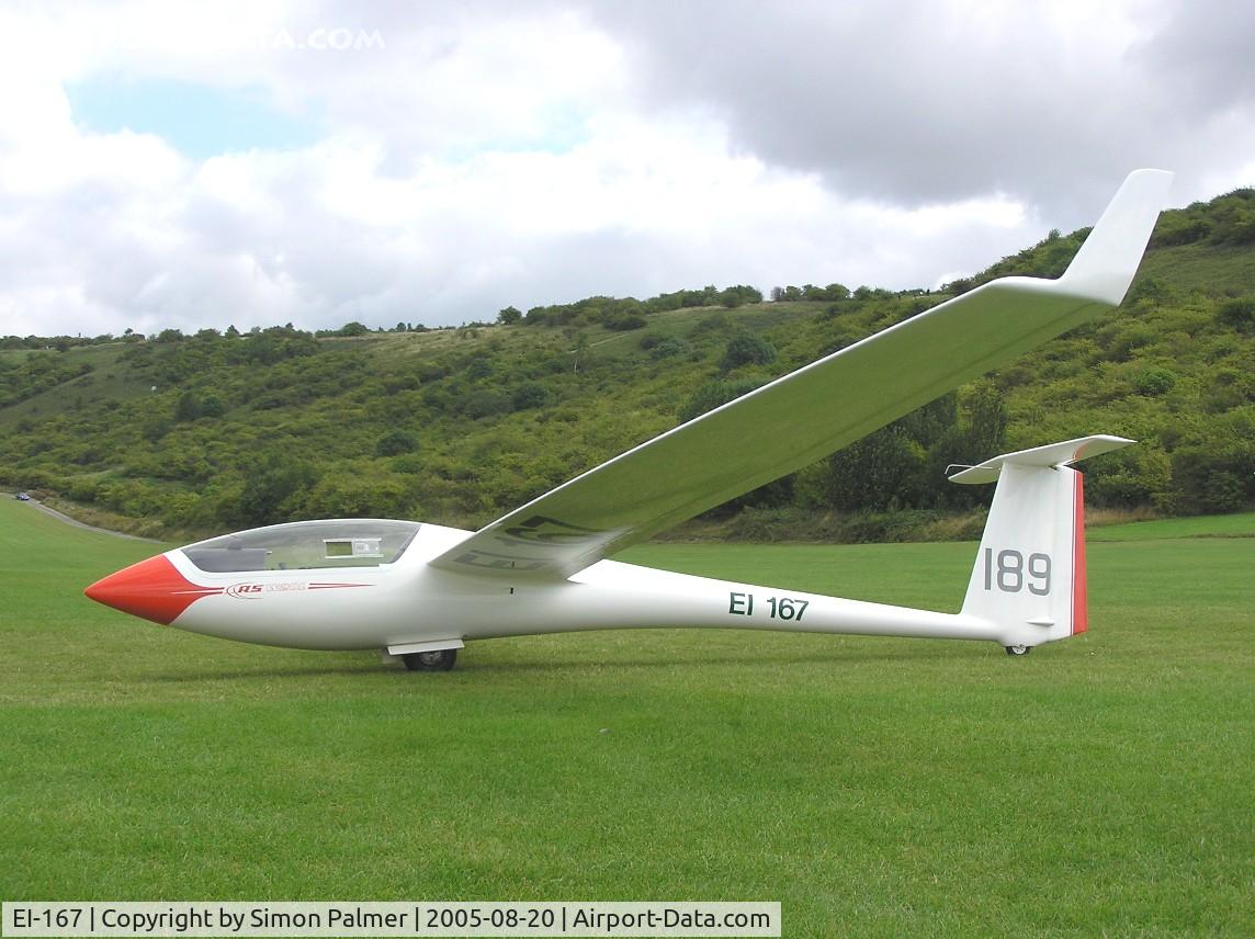 EI-167, 2004 Schleicher ASW-206 C/N 20054, Schleicher ASW 20L, c/n: 20054, at Dunstable