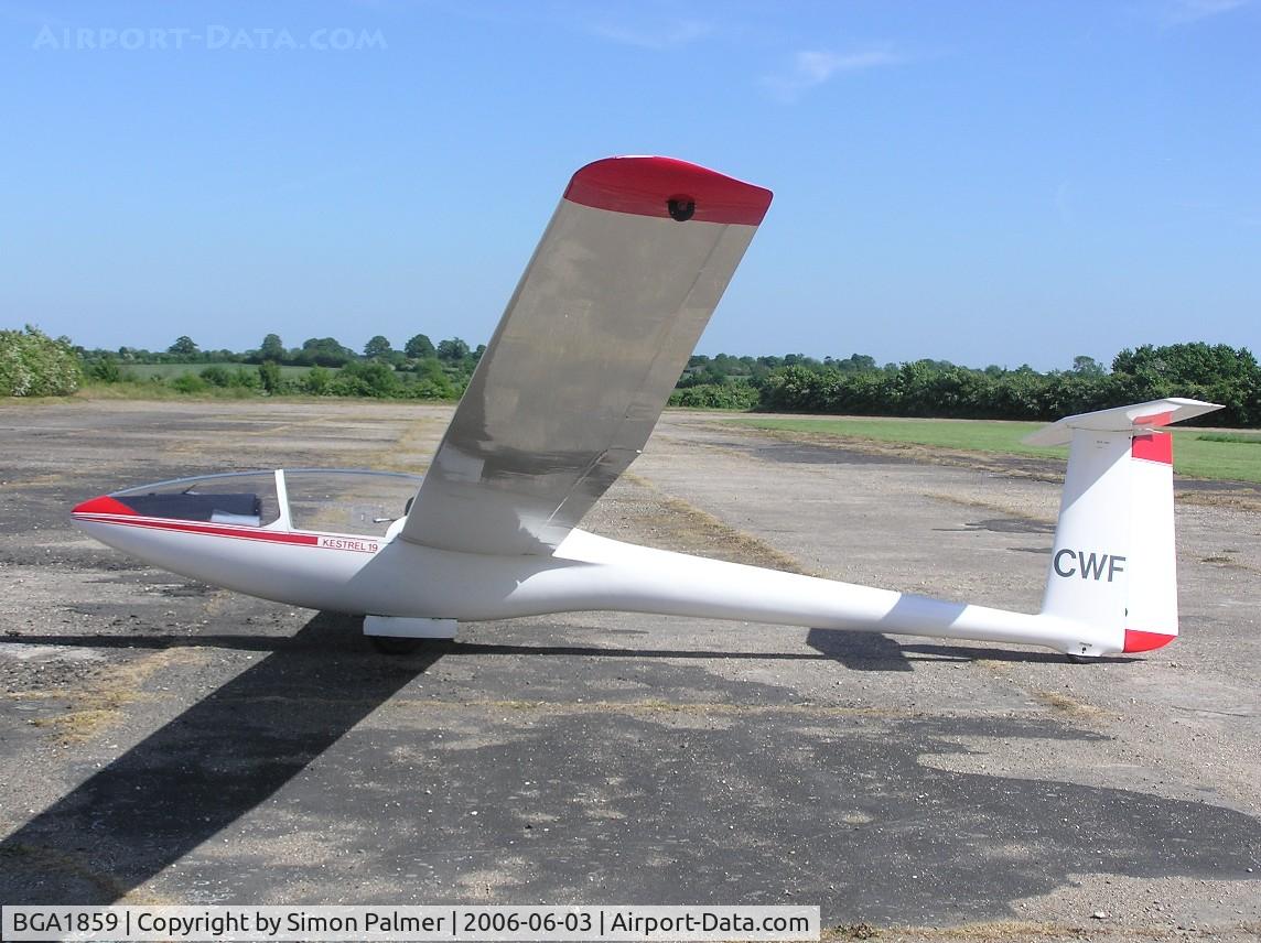 BGA1859, Slingsby T-59D Kestrel 19 C/N 1838, Slingsby T.59D Kestrel, c/n: 1838