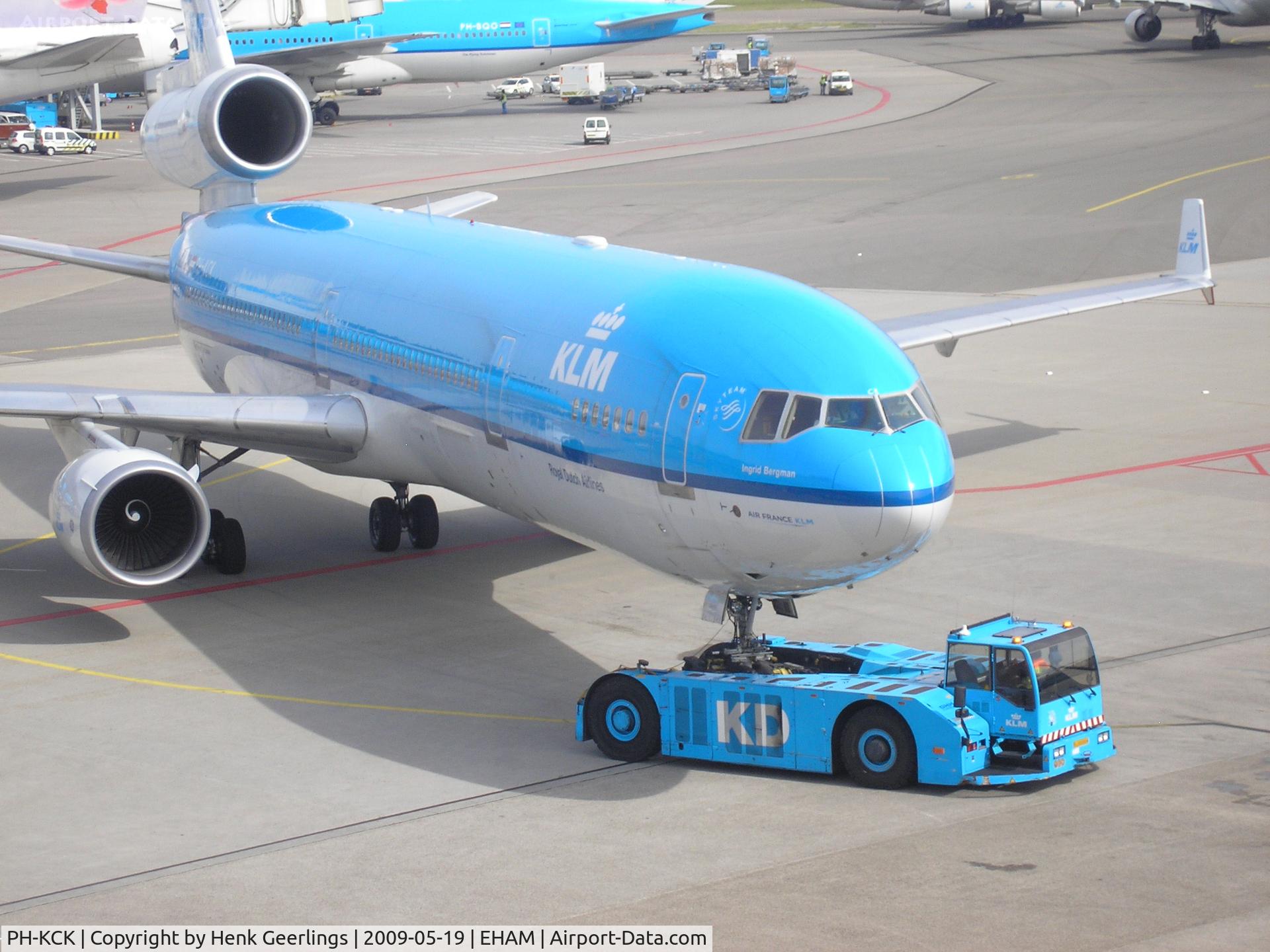 PH-KCK, 1997 McDonnell Douglas MD-11 C/N 48564, Schiphol , Departure KLM MD-11