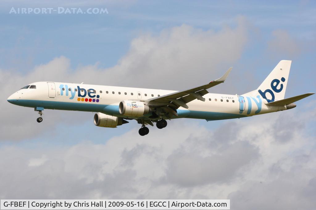 G-FBEF, 2007 Embraer 195LR (ERJ-190-200LR) C/N 19000104, flybe