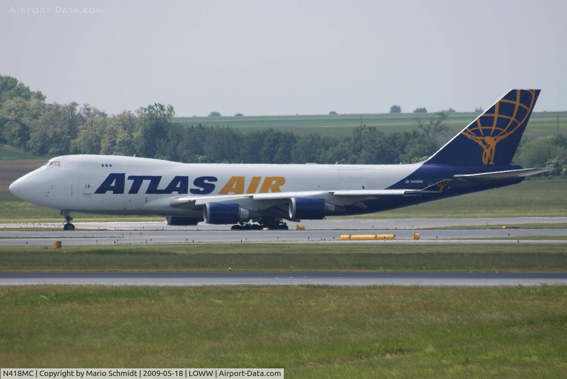 N418MC, 2002 Boeing 747-47UF C/N 32840, Atlas Air