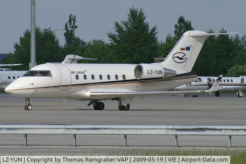 LZ-YUN, 2005 Bombardier Challenger 604 (CL-600-2B16) C/N 5508, Air Lazur Canadair CL600 Challenger