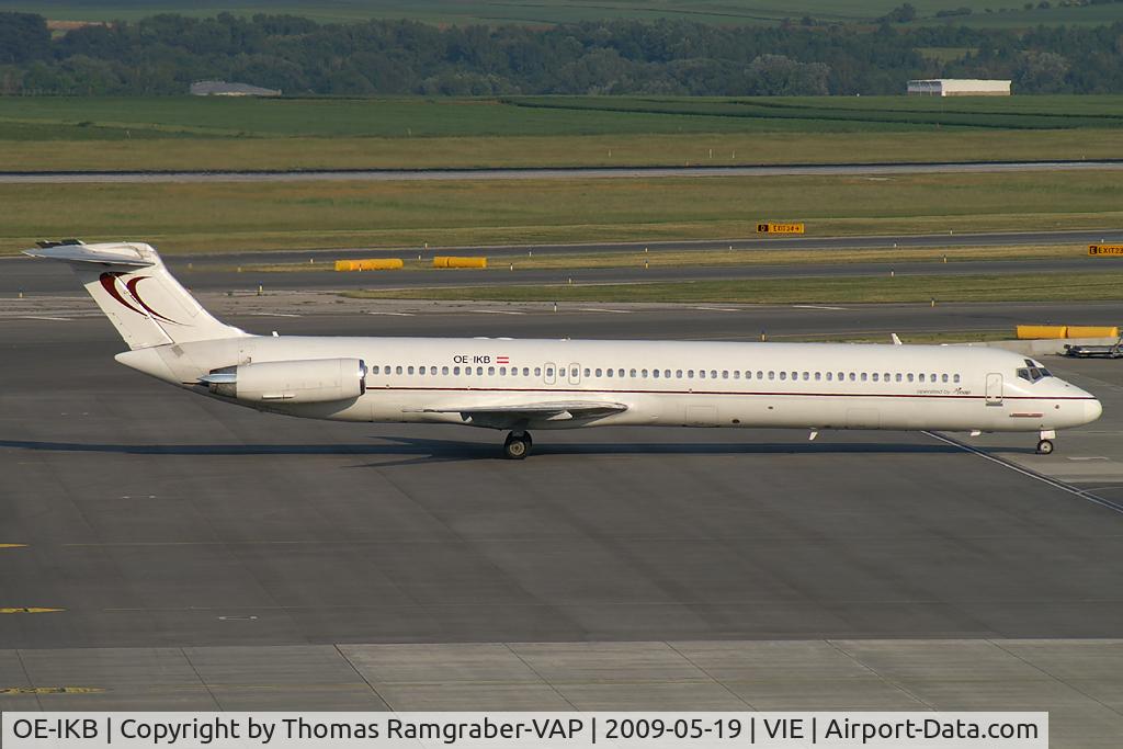 OE-IKB, 1986 McDonnell Douglas MD-83 (DC-9-83) C/N 49448, Map Jets MDD MD80