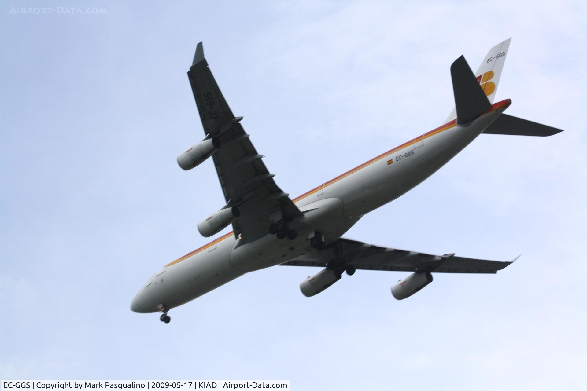 EC-GGS, 1996 Airbus A340-313 C/N 125, Airbus A340-300