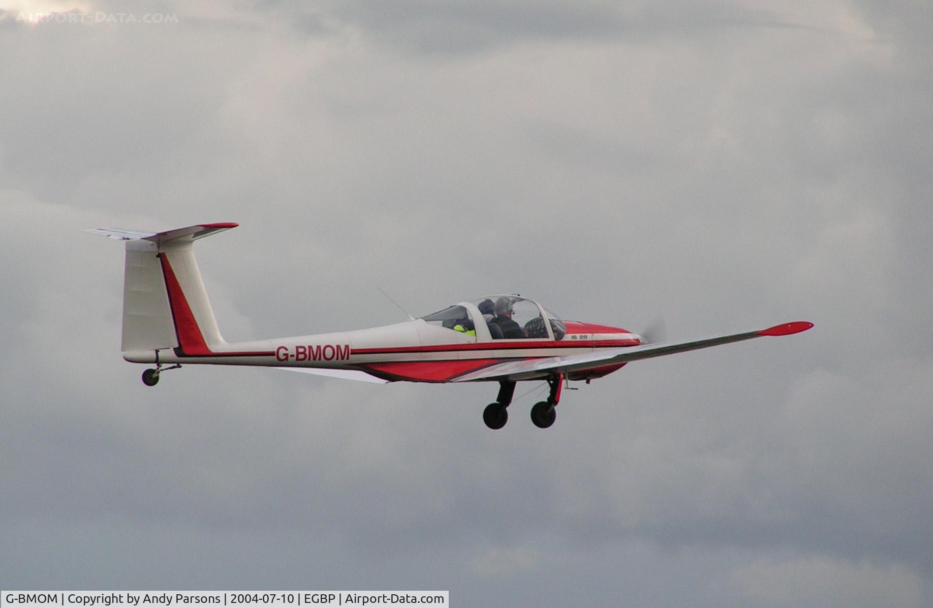 G-BMOM, 1981 ICA IS-28M2A C/N 50, Departing Kemble PFA 2004