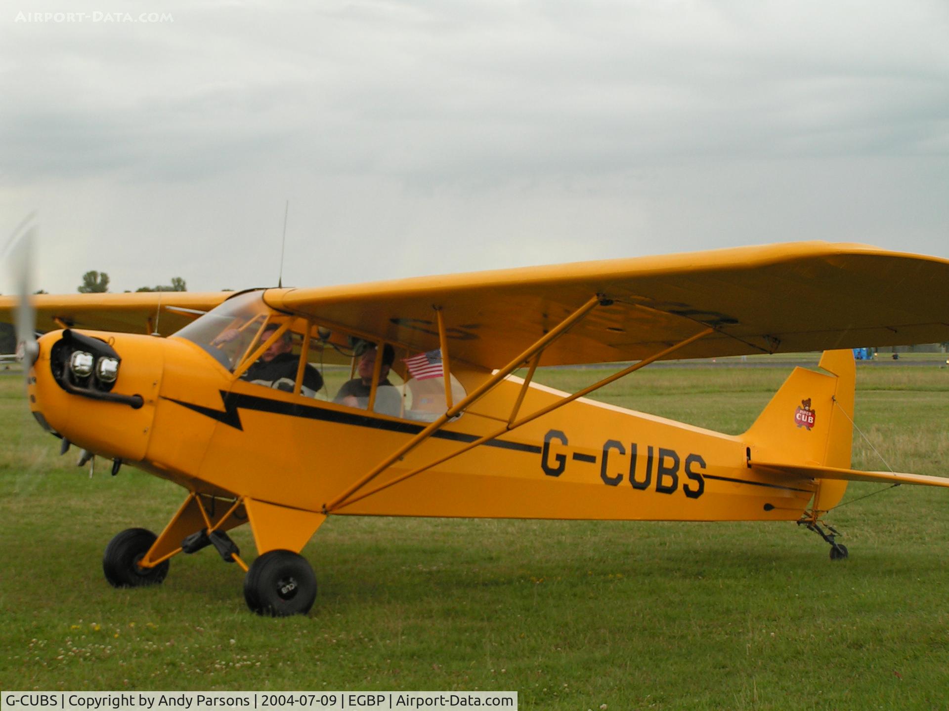G-CUBS, 1946 Piper J3C-65 Cub Cub C/N 17792, AT kemble PFA Rallye 2004