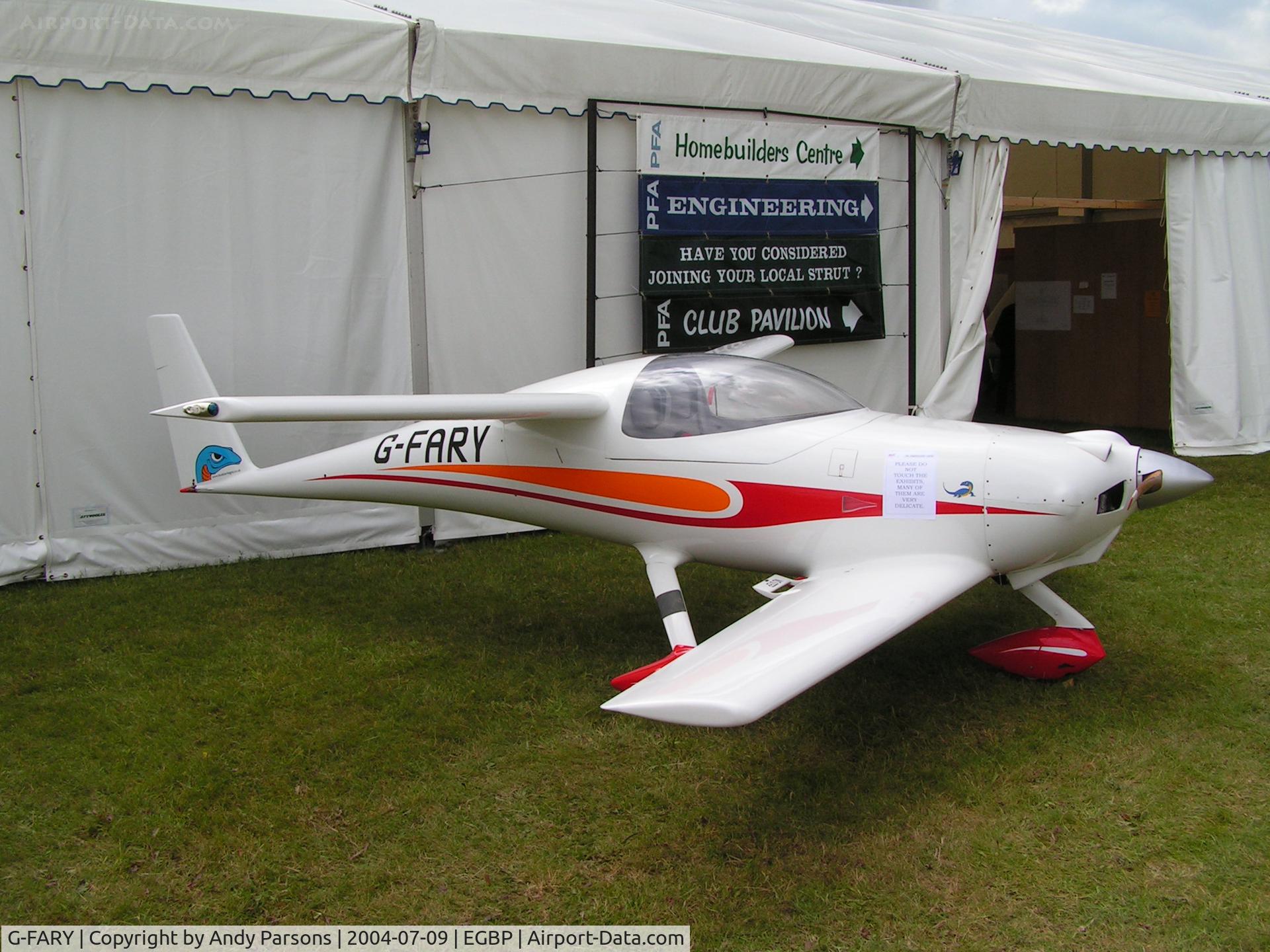 G-FARY, 2002 QAC Quickie Tri Q200 C/N PFA 094A-10951, AT kemble PFA Rallye 2004