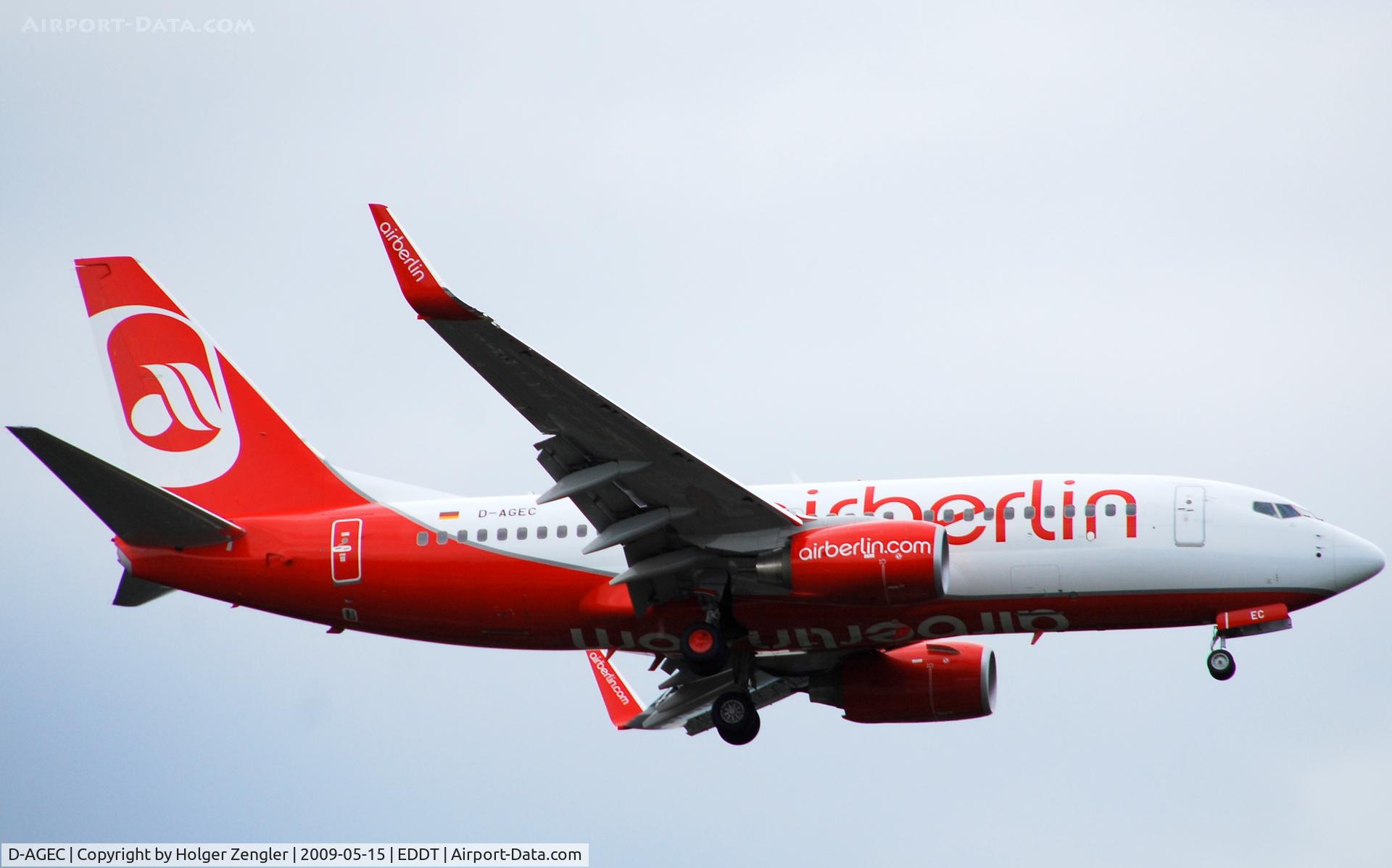 D-AGEC, 2009 Boeing 737-76J C/N 36118, Air Berlin Boeing 737-76J(WL)
