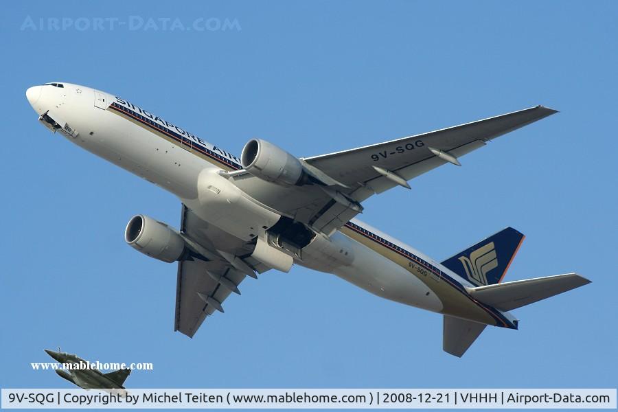 9V-SQG, 1999 Boeing 777-212/ER C/N 28518, Singapore Airlines