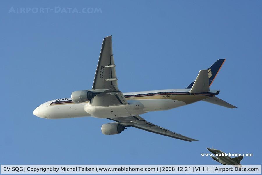 9V-SQG, 1999 Boeing 777-212/ER C/N 28518, Singapore Airlines