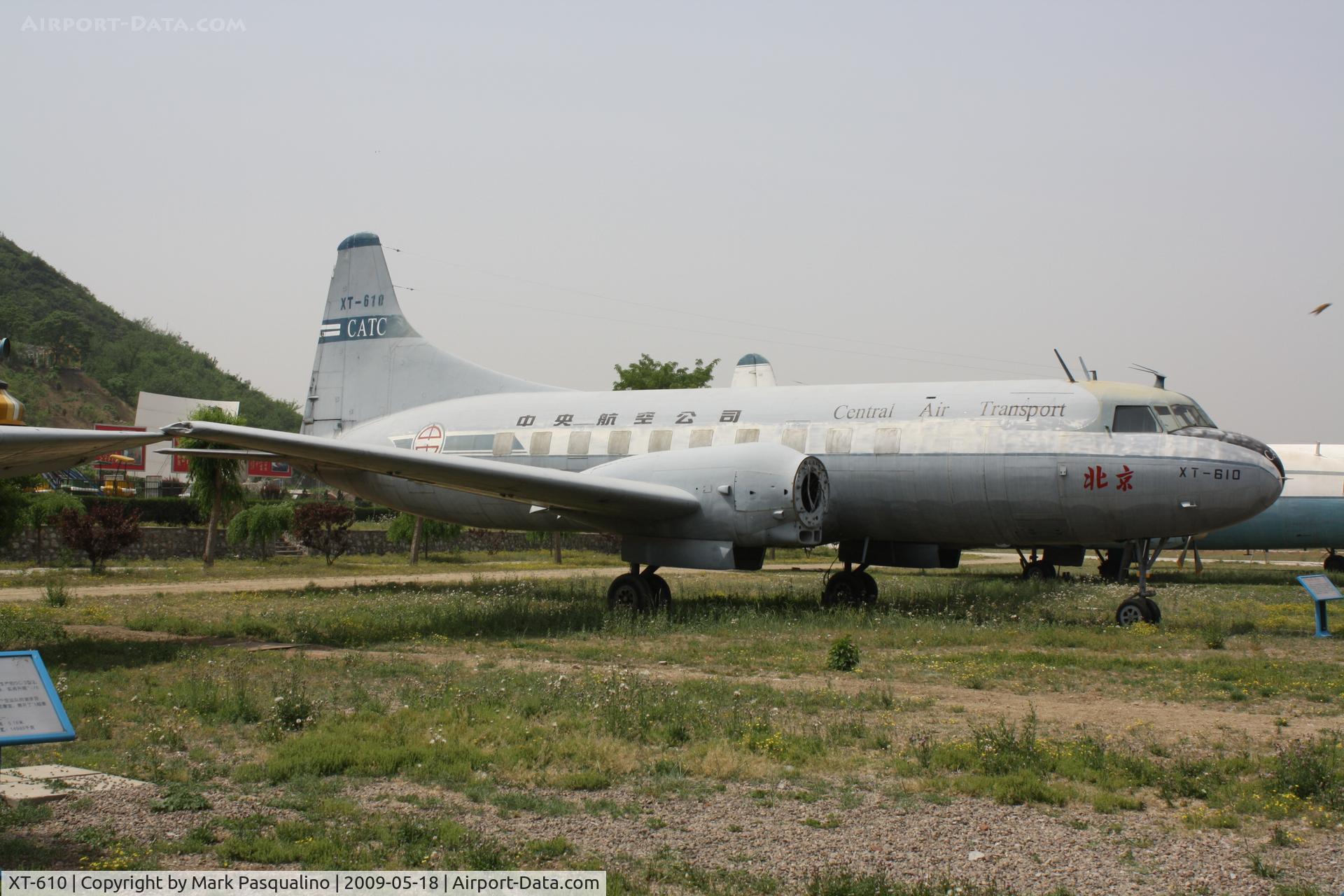 XT-610, Convair 240-14 C/N 131, Convair 240  Located at Datangshan, China