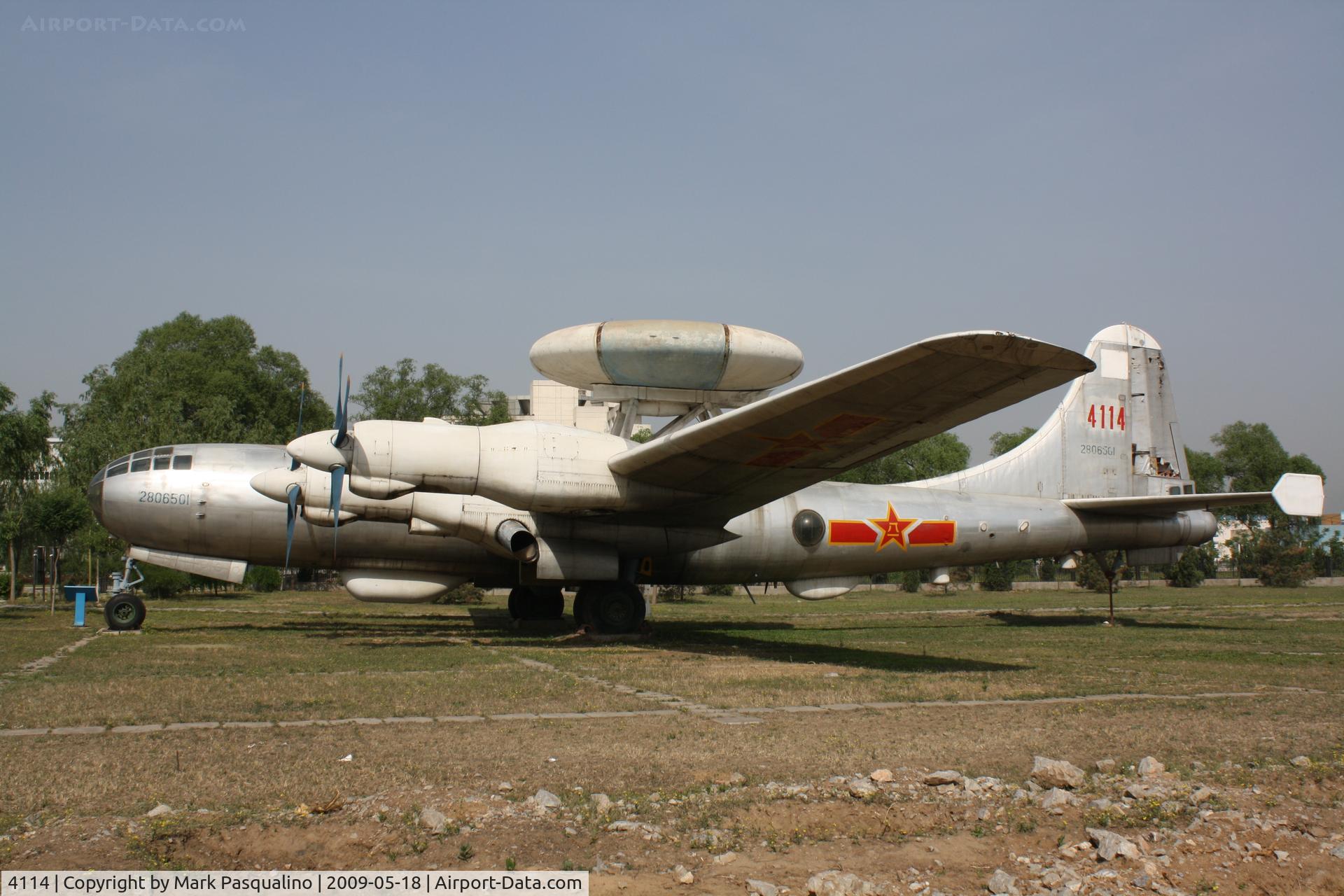 4114, Tupolev Tu-4 C/N 2806501, Tupolev Tu-4  Located at Datangshan, China