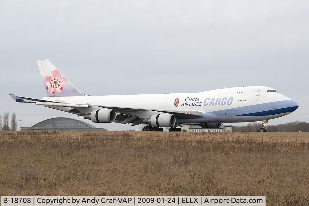 B-18708, 2001 Boeing 747-409F/SCD C/N 30765, China Airlines Cargo 747-400