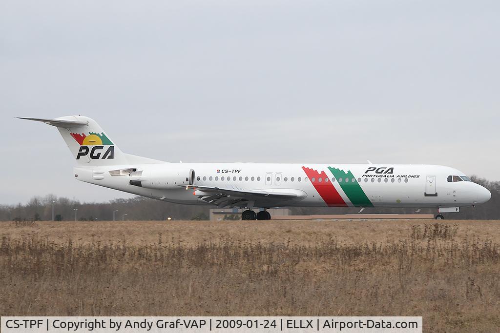 CS-TPF, 1999 Fokker 100 (F-28-0100) C/N 11258, Portugalia F100