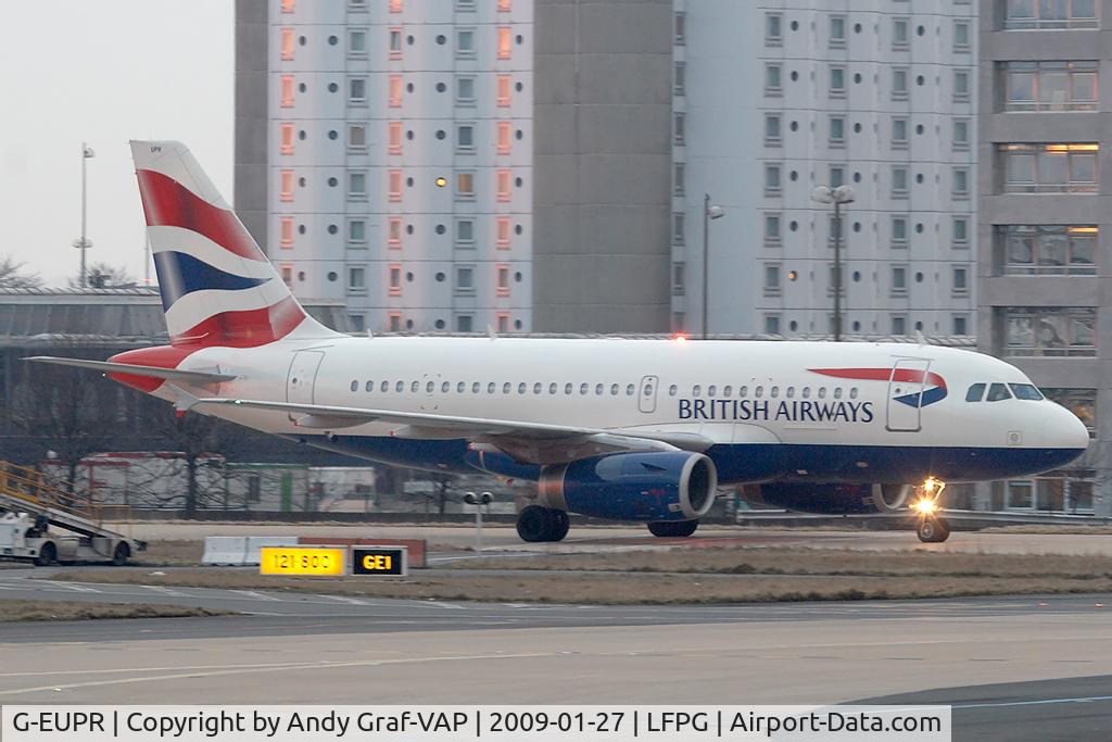 G-EUPR, 2000 Airbus A319-131 C/N 1329, British Airways A319