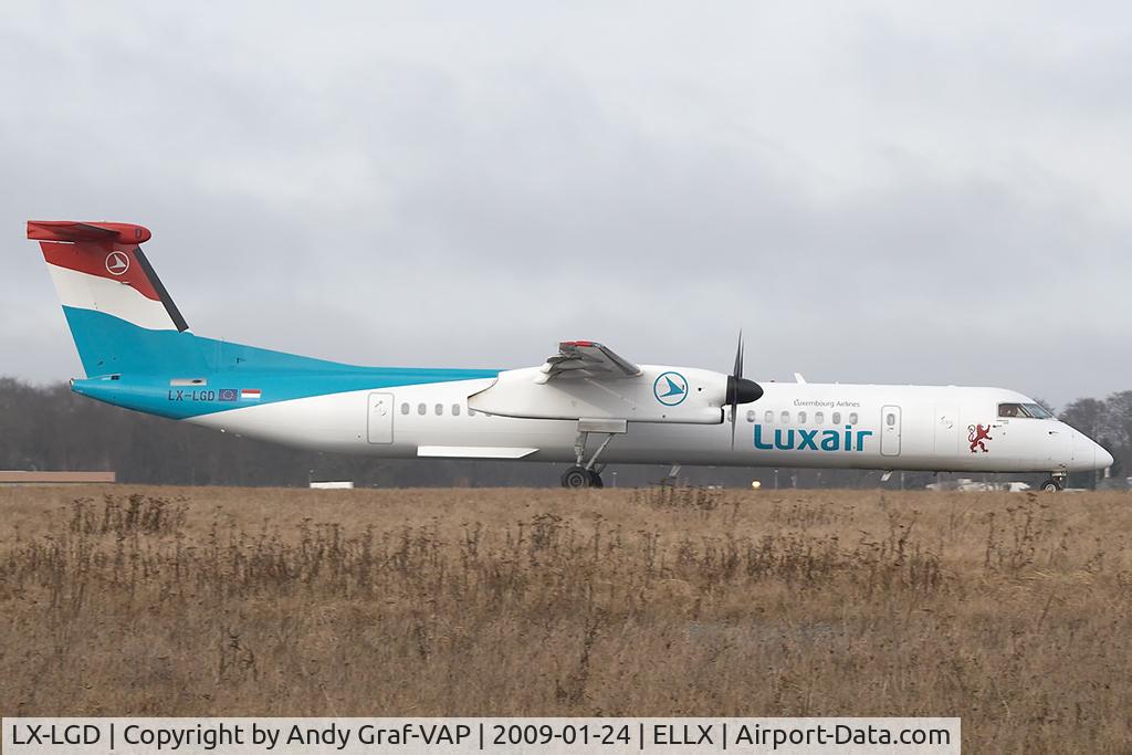 LX-LGD, 2007 De Havilland Canada DHC-8-402Q Dash 8 C/N 4171, Luxair DHC 8-400