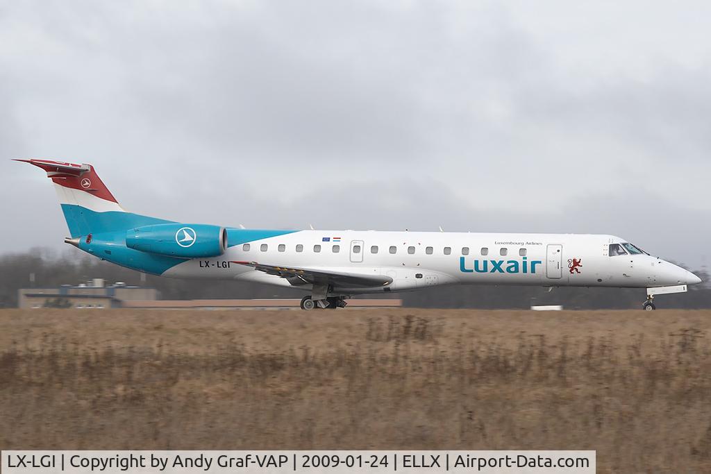 LX-LGI, 2000 Embraer EMB-145LU (ERJ-145LU) C/N 145369, Luxair EMB145