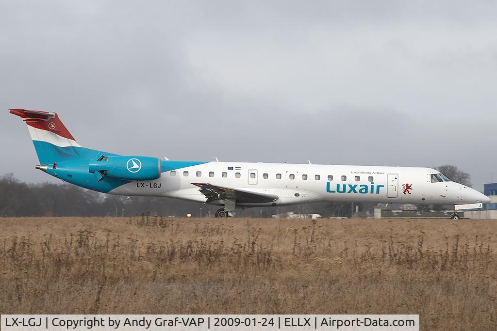 LX-LGJ, 2001 Embraer EMB-145LU (ERJ-145LU) C/N 145395, Luxair EMB145