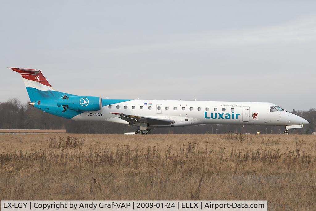LX-LGY, 2000 Embraer EMB-145LU (ERJ-145LU) C/N 145242, Luxair EMB145