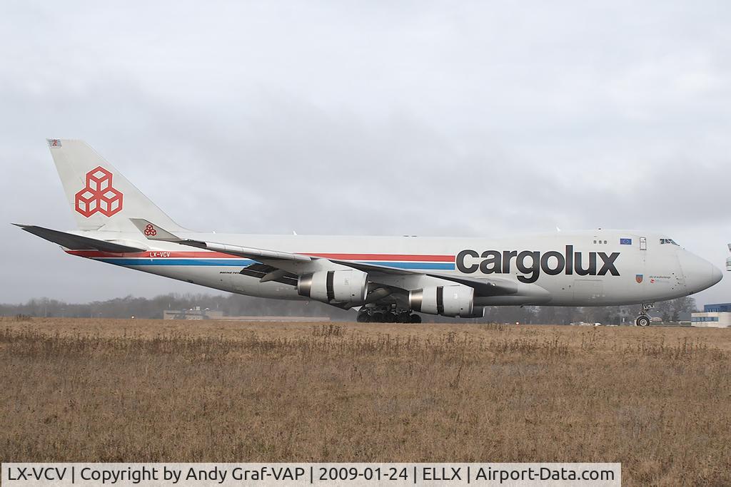 LX-VCV, 2005 Boeing 747-4R7F/SCD C/N 34235, Cargolux 747-400