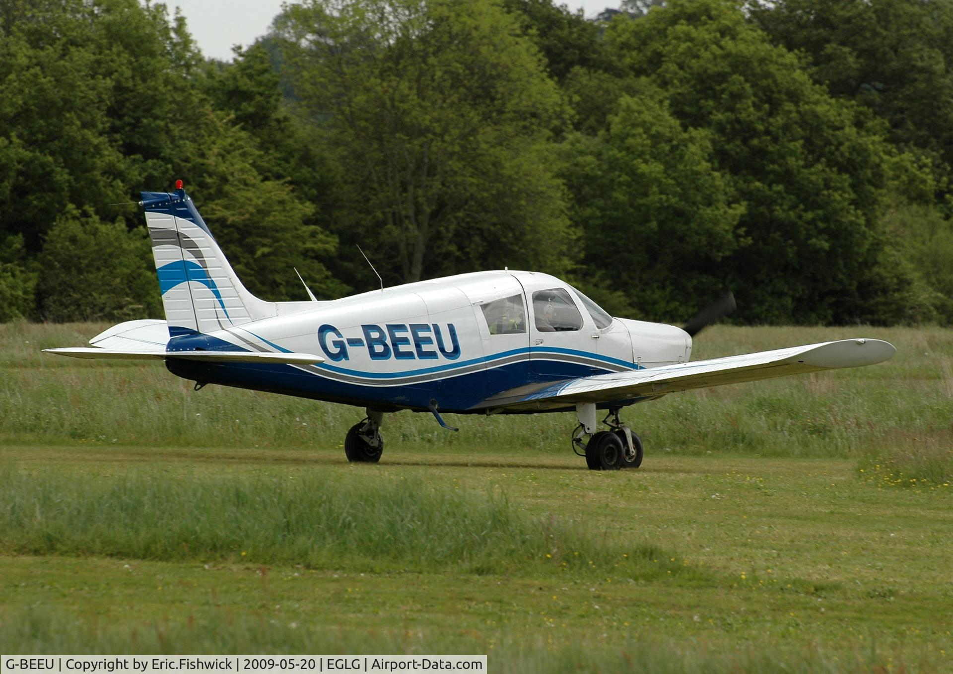 G-BEEU, 1973 Piper PA-28-140 Cherokee C/N 28-7325247, 2. G-BEEU at Panshanger Airfield