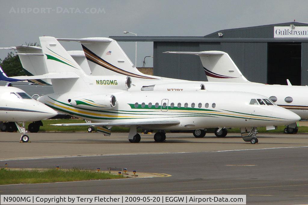 N900MG, 1988 Dassault-Breguet Falcon (Mystere) 900 C/N 67, Falcon 900 at Luton