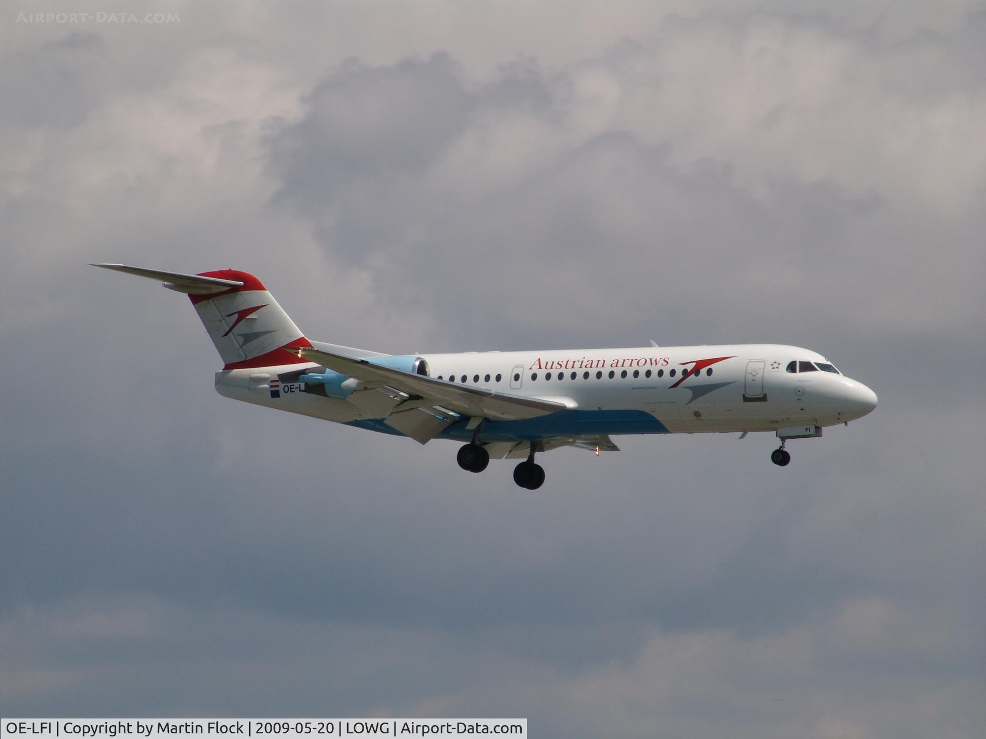 OE-LFI, 1995 Fokker 70 (F-28-0070) C/N 11529, .