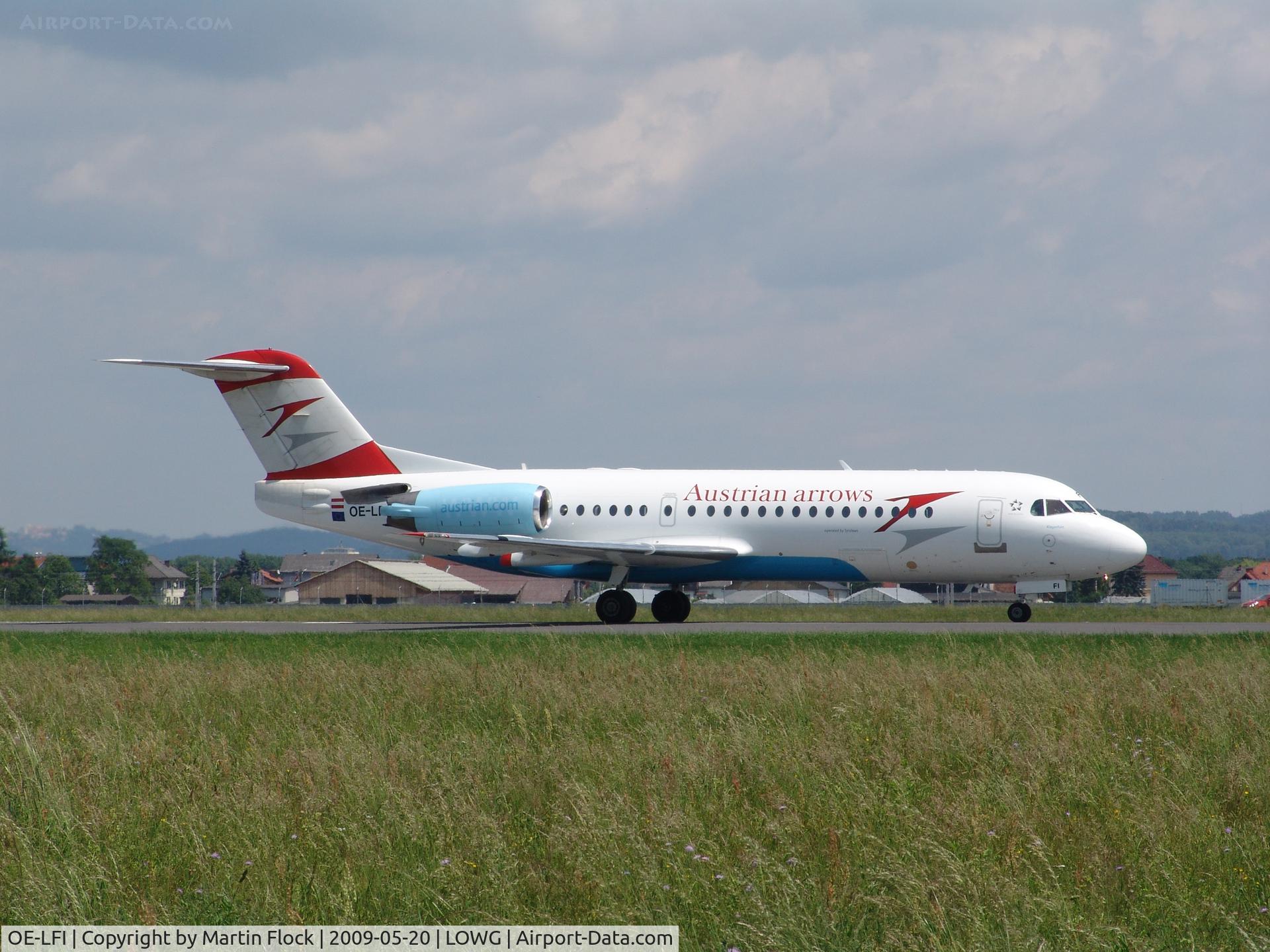 OE-LFI, 1995 Fokker 70 (F-28-0070) C/N 11529, .