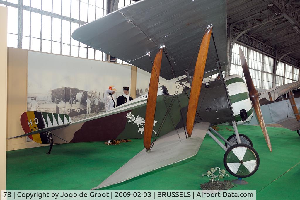 78, 1918 Hanriot HD-1 C/N 75, Preserved in the exelent Brussels museum