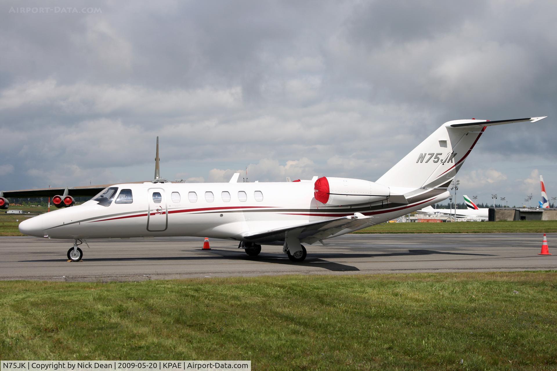N75JK, 2008 Cessna 525B CitationJet CJ3 C/N 525B-0240, KPAE