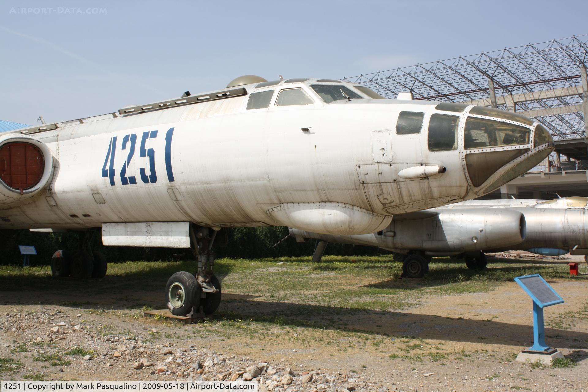 4251, Xian H-6A C/N 222000159, Xian H-6A  Located at Datangshan, China