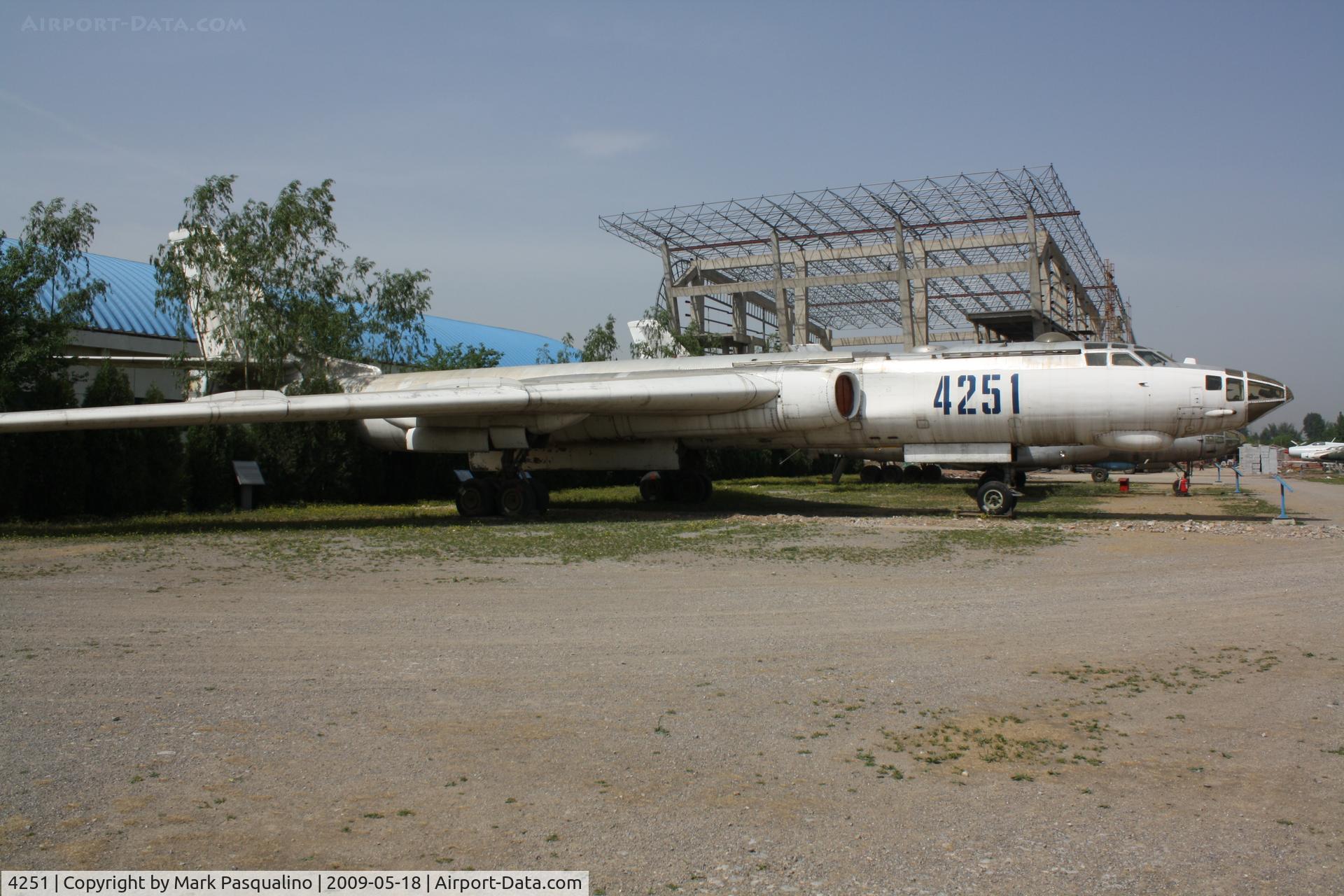 4251, Xian H-6A C/N 222000159, Xian H-6A  Located at Datangshan, China