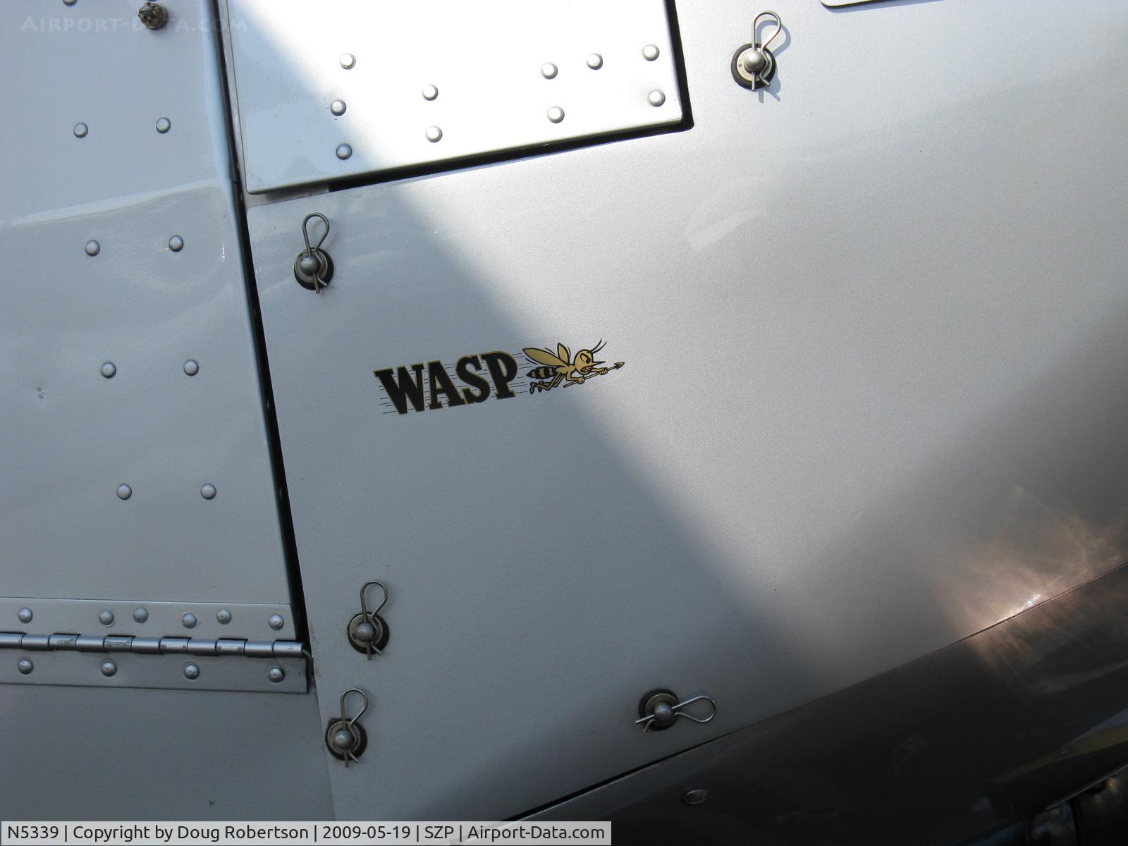 N5339, 1928 Boeing 40C C/N 1043, 1928 Boeing B 40C Airliner, original P&W 420 Hp Wasp replaced by 600 Hp Wasp derated to 525 Hp with CS prop for safe short field ops, Wasp logo