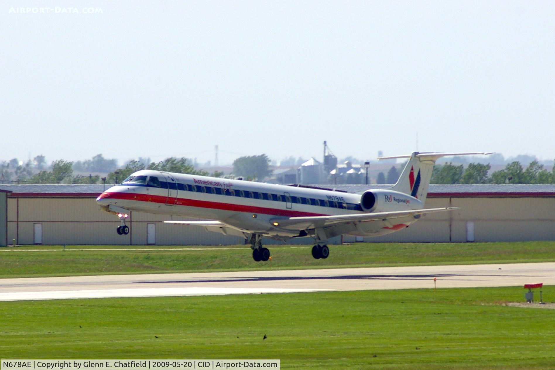 N678AE, 2004 Embraer ERJ-145LR (EMB-145LR) C/N 14500813, Arriving Runway 13